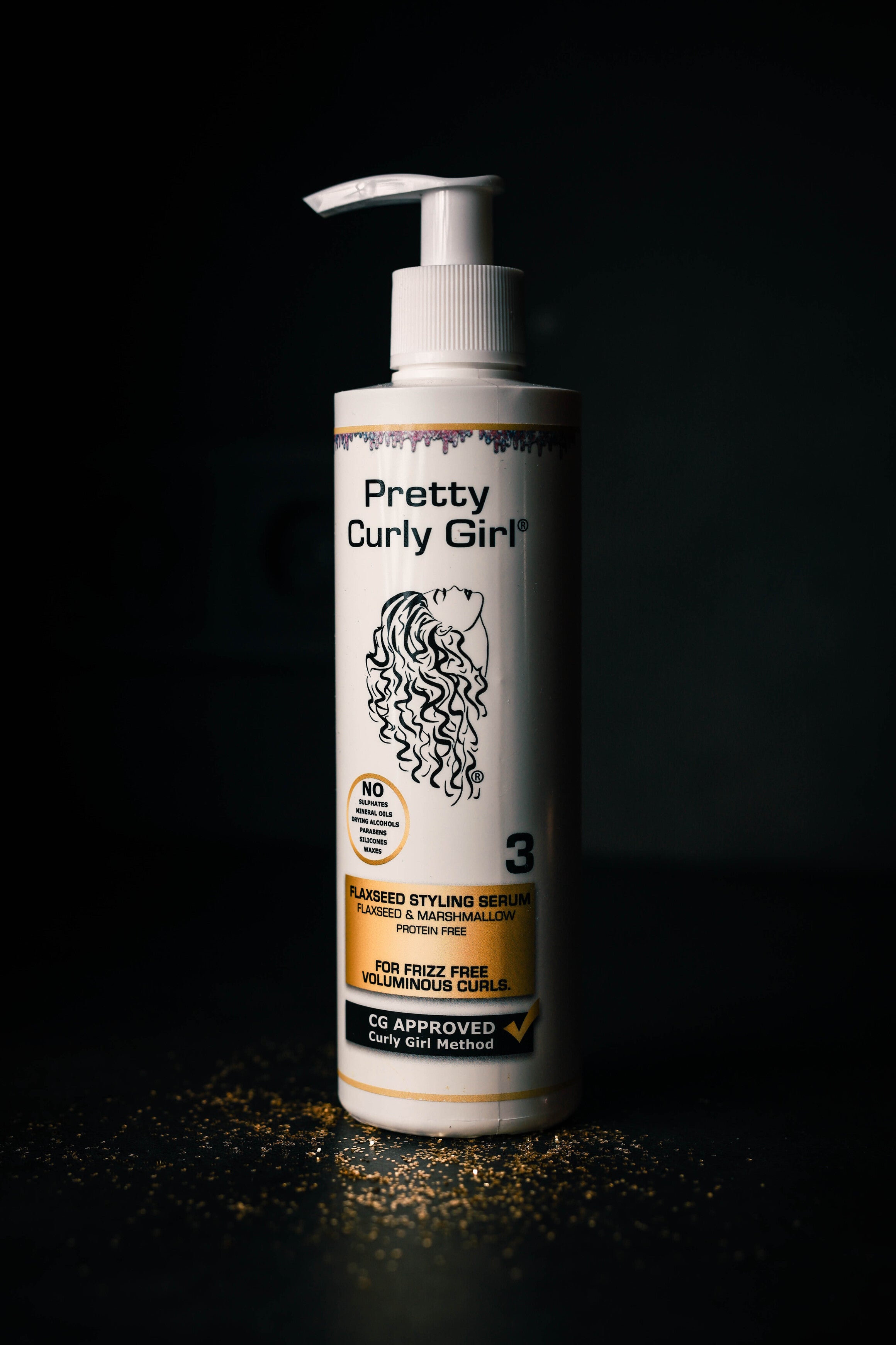 PRETTY CURLY GIRL Flaxseed Styling Serum
