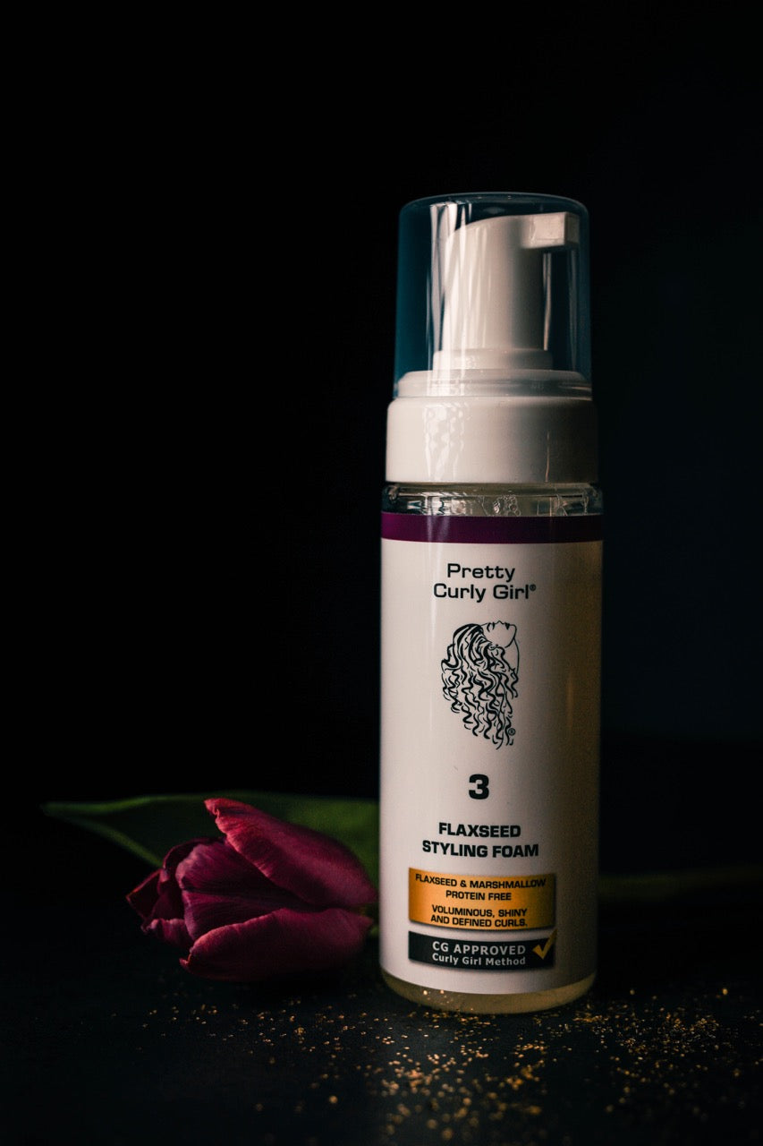 PRETTY CURLY GIRL Flaxseed Styling Foam