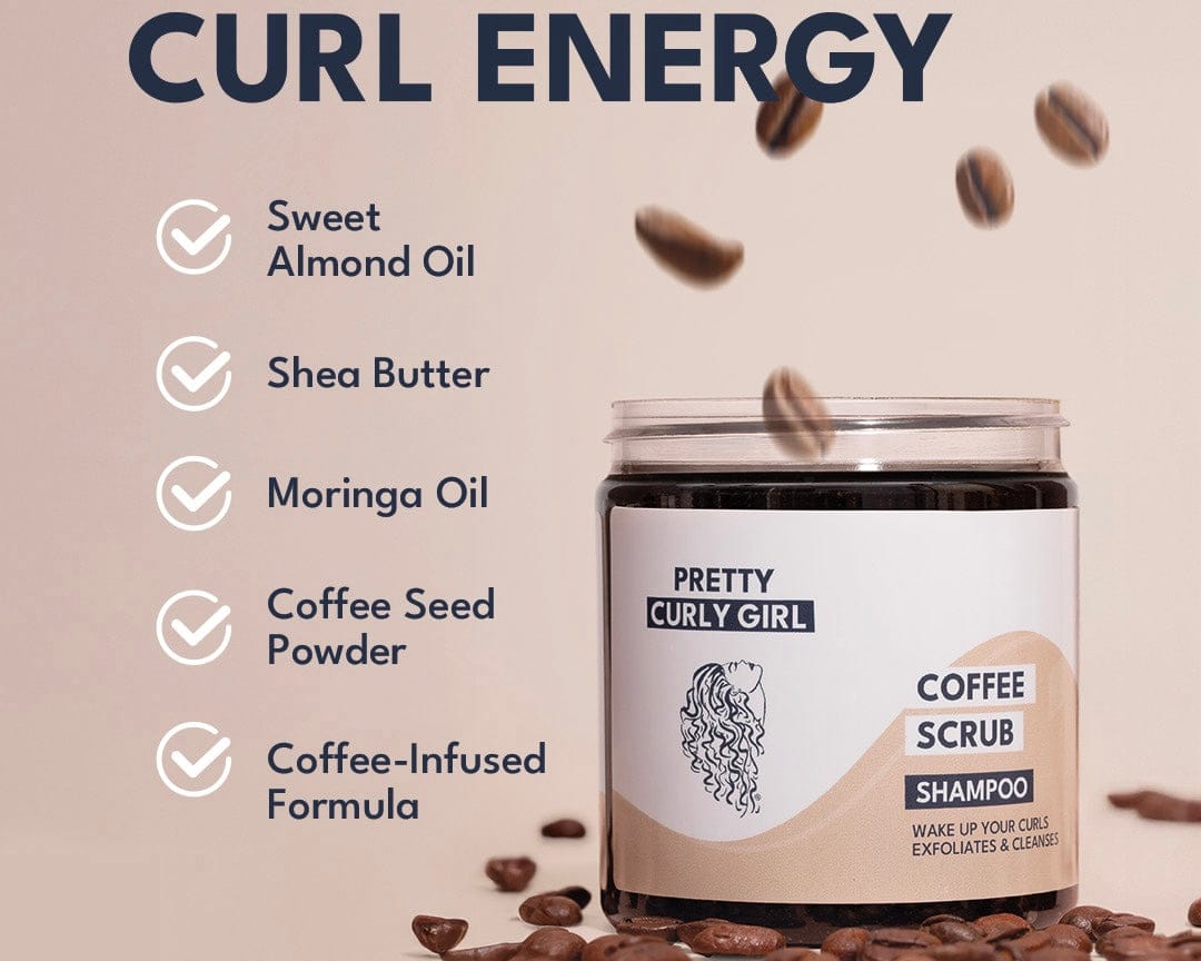 PRETTY CURLY GIRL Coffee Scrub Shampoo