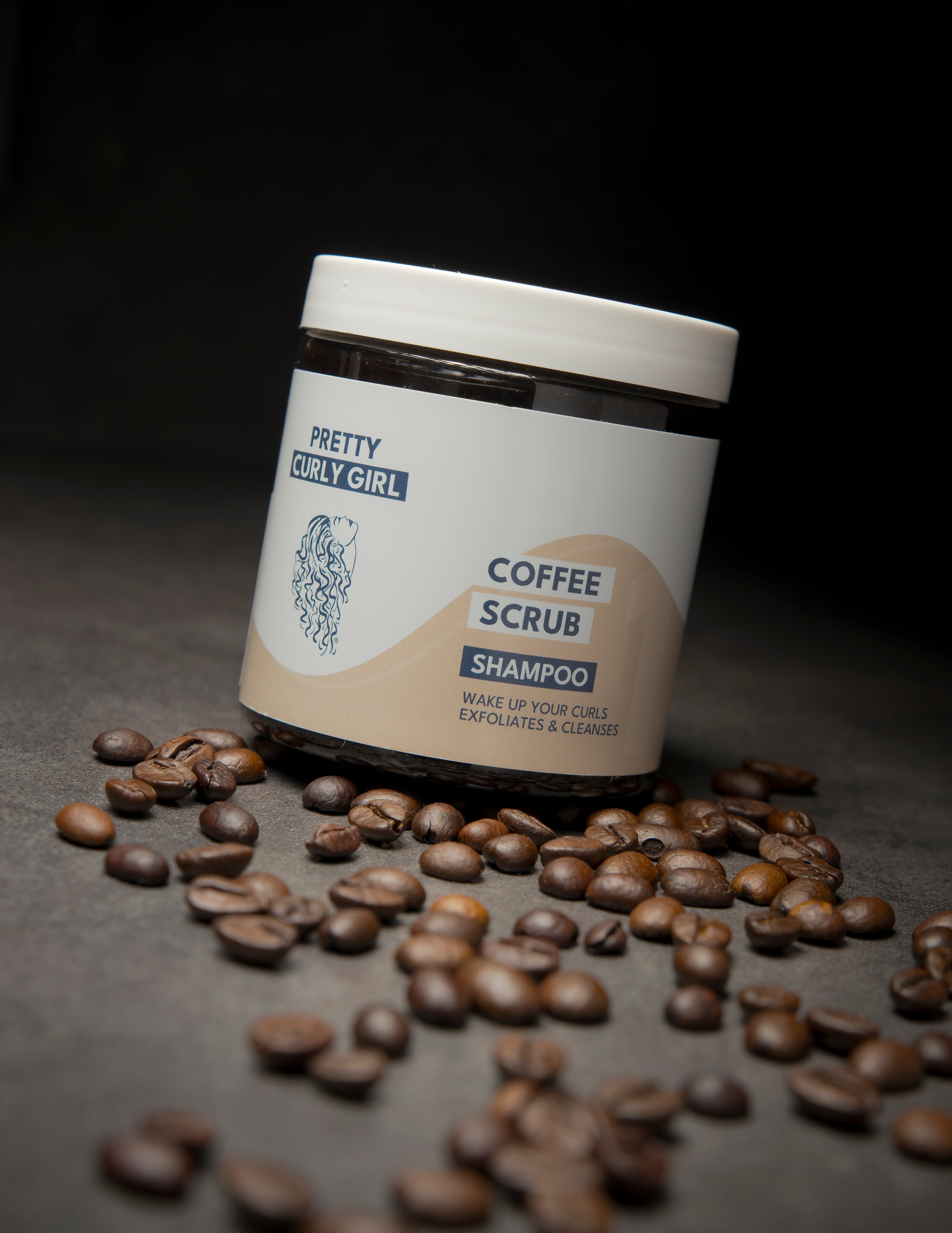 PRETTY CURLY GIRL Coffee Scrub Shampoo