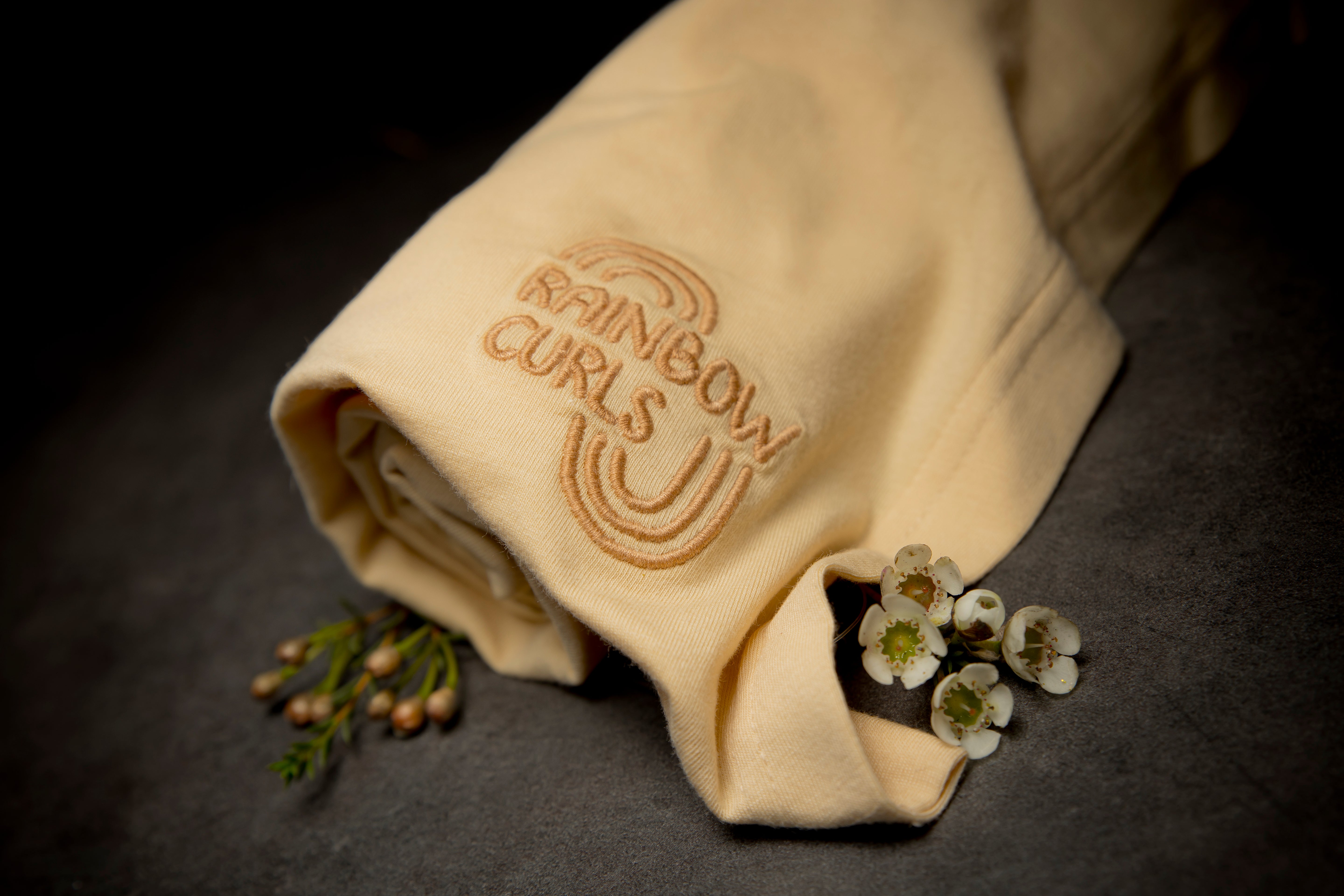 CURL BITES Rainbow Curls | Dvielis cirtainiem matiem "Like a T-shirt Curl Towel" / 100cm x 70cm