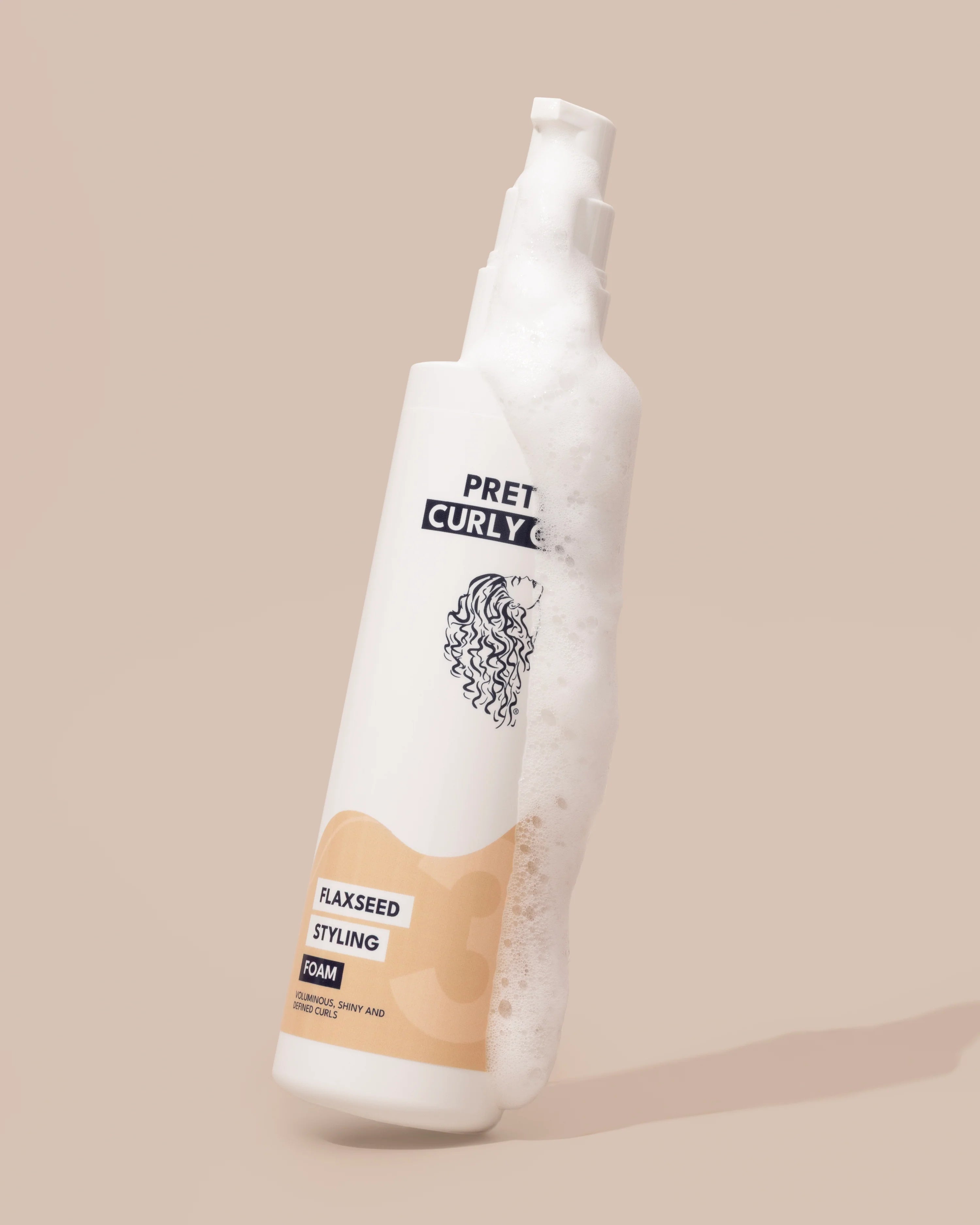 PRETTY CURLY GIRL Flaxseed Styling Foam